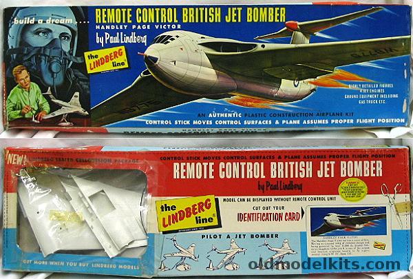 Lindberg 1/94 Remote Controled Handley Page Victor 'V' Bomber, 539-198 plastic model kit